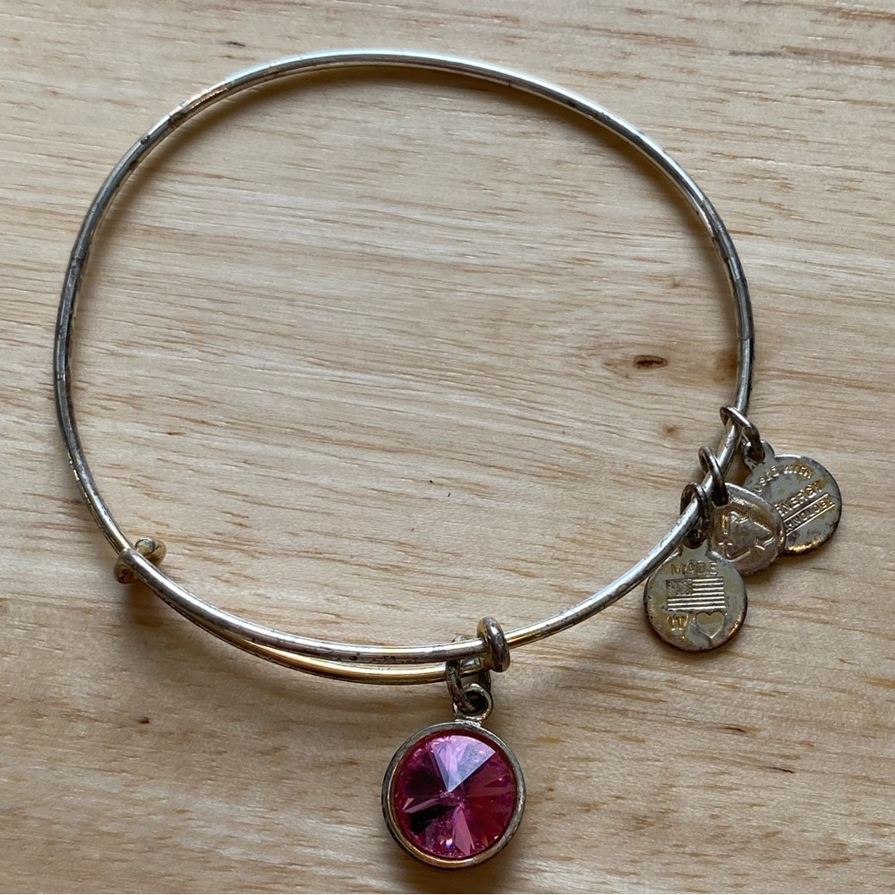 Alex and Ani - silver - October Birthstone